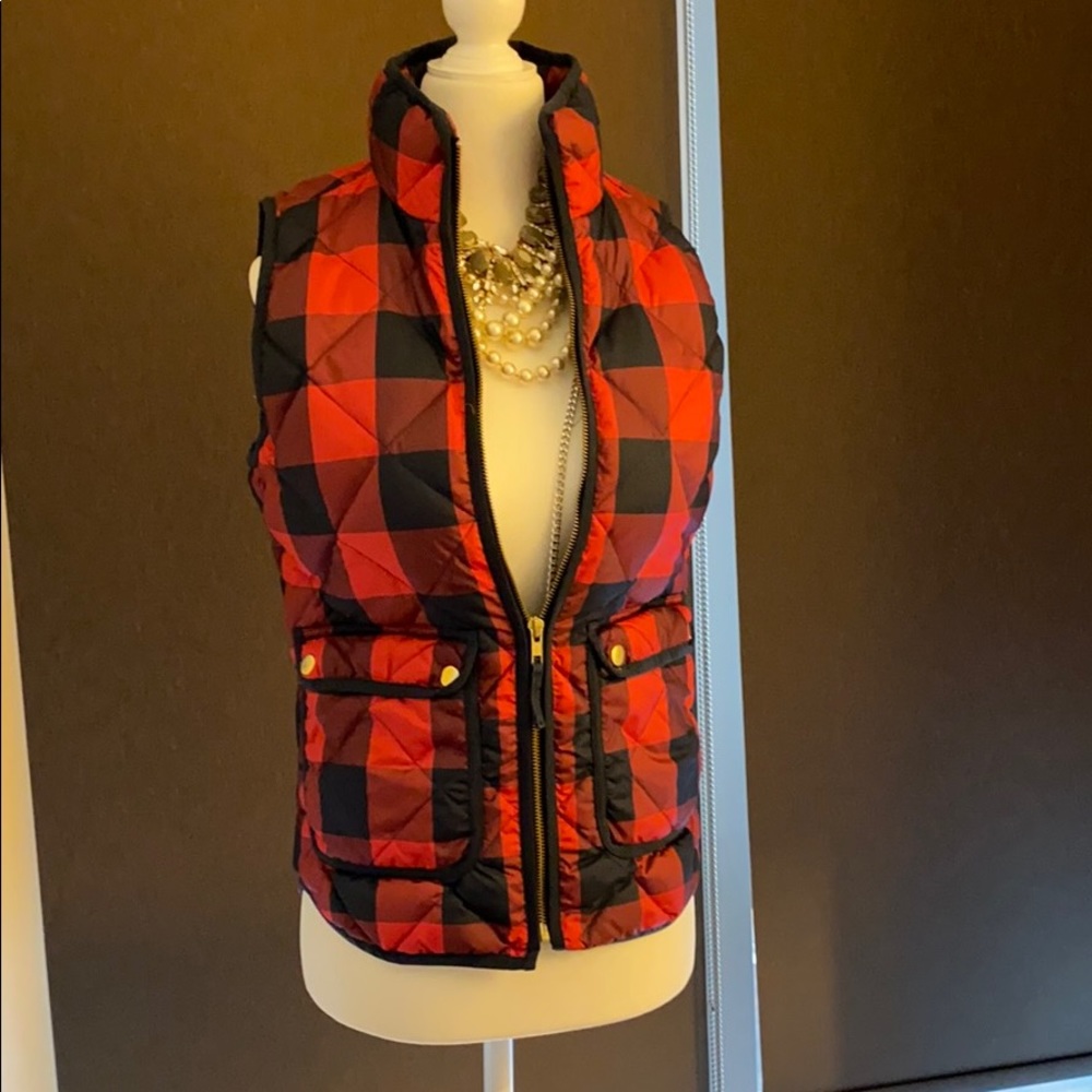 Jcrew plaid vest